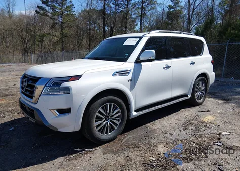 2021 Nissan Armada Sl 2Wd z USA, uszkodzony, nr VIN JN8AY2BA2M9372461